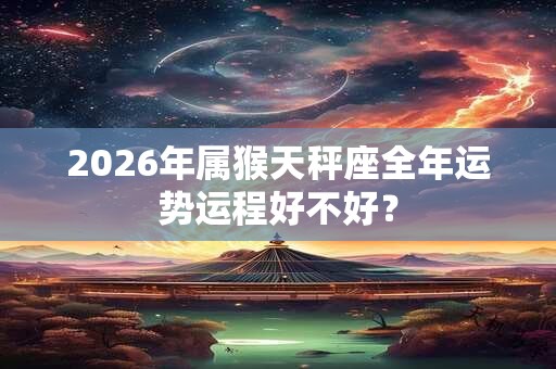 2026年属猴天秤座全年运势运程好不好? 2026年属猴天秤座全年运势运程好不好?