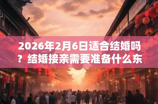2026年2月6日适合结婚吗？结婚接亲需要准备什么东西？