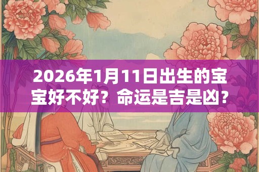 2026年1月11日出生的宝宝好不好？命运是吉是凶？