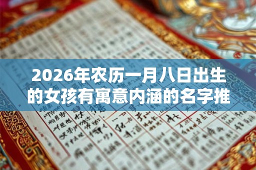 2026年农历一月八日出生的女孩有寓意内涵的名字推荐