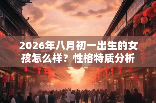 2026年八月初一出生的女孩怎么样？性格特质分析