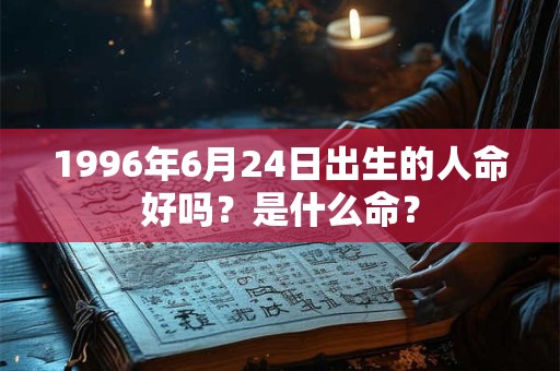 1996年6月24日出生的人命好吗？是什么命？