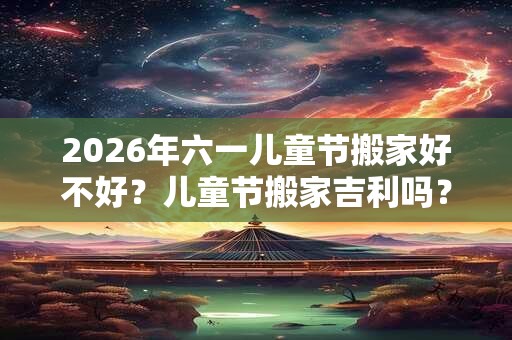 2026年六一儿童节搬家好不好？儿童节搬家吉利吗？