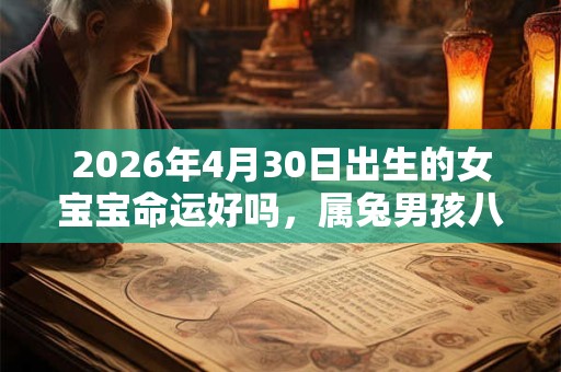 2026年4月30日出生的女宝宝命运好吗，属兔男孩八字命运查询