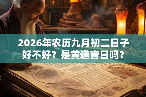 2026年农历九月初二日子好不好?是黄道吉日吗? 2026年农历九月初二日子好不好?是黄道吉日吗?
