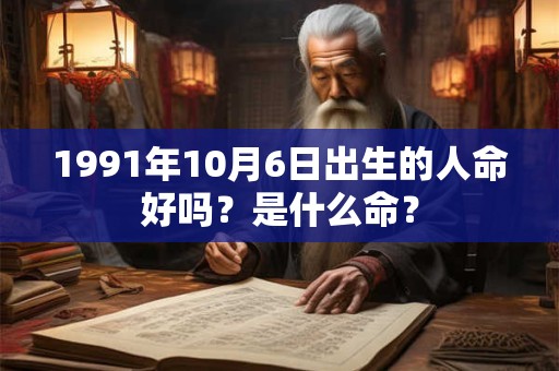 1991年10月6日出生的人命好吗?是什么命? 1991年10月6日出生的人命好吗?是什么命?