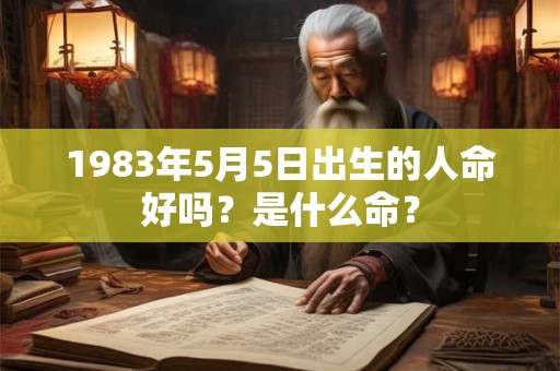 1983年5月5日出生的人命好吗？是什么命？