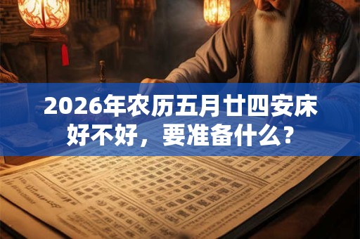 2026年农历五月廿四安床好不好，要准备什么？