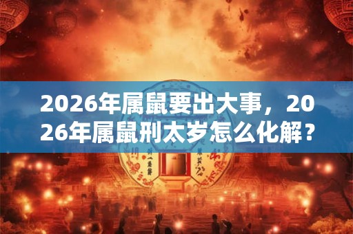 2026年属鼠要出大事，2026年属鼠刑太岁怎么化解？