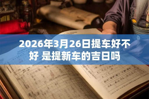 2026年3月26日提车好不好 是提新车的吉日吗