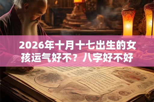 2026年十月十七出生的女孩运气好不?八字好不好 2026年十月十七出生的女孩运气好不?八字好不好
