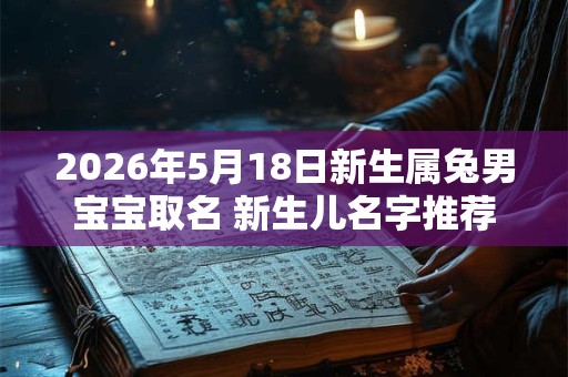 2026年5月18日新生属兔男宝宝取名 新生儿名字推荐 2026年5月18日新生属兔男宝宝取名 新生儿名字推荐