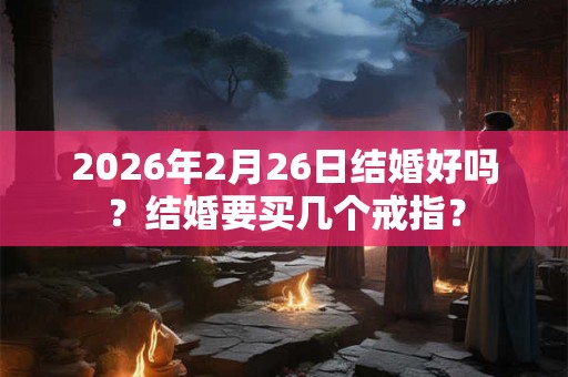 2026年2月26日结婚好吗？结婚要买几个戒指？