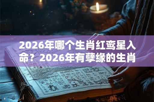 2026年哪个生肖红鸾星入命？2026年有孽缘的生肖