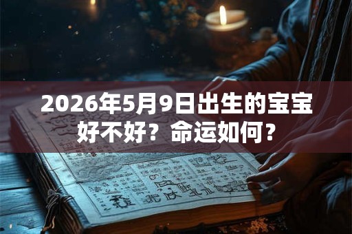 2026年5月9日出生的宝宝好不好？命运如何？