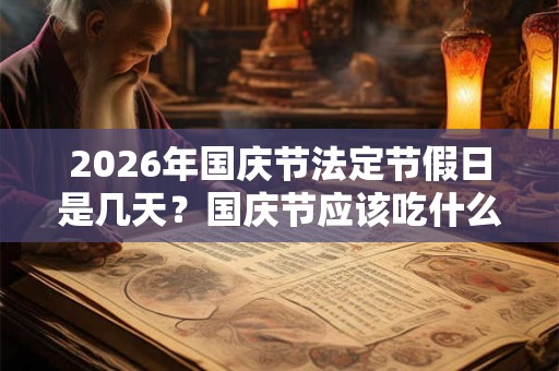 2026年国庆节法定节假日是几天？国庆节应该吃什么？