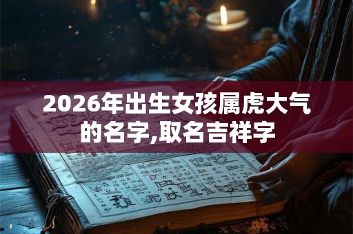 2026年出生女孩属虎大气的名字,取名吉祥字