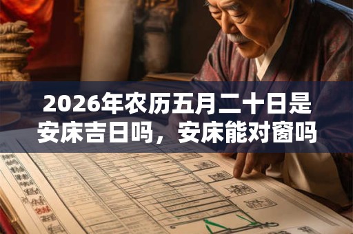 2026年农历五月二十日是安床吉日吗,安床能对窗吗? 2026年农历五月二十日是安床吉日吗,安床能对窗吗?