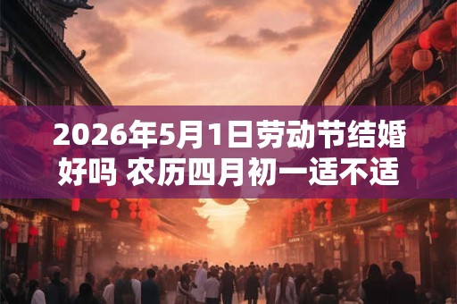2026年5月1日劳动节结婚好吗 农历四月初一适不适合操办婚嫁之事 2026年5月1日劳动节结婚好吗 农历四月初一适不适合操办婚嫁之事