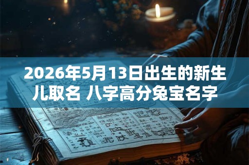 2026年5月13日出生的新生儿取名 八字高分兔宝名字