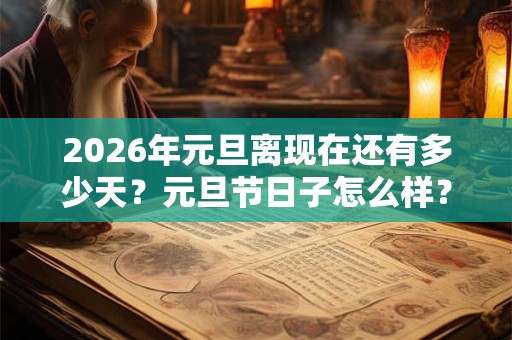 2026年元旦离现在还有多少天？元旦节日子怎么样？