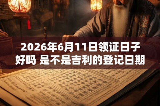 2026年6月11日领证日子好吗 是不是吉利的登记日期 2026年6月11日领证日子好吗 是不是吉利的登记日期