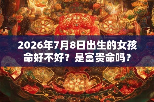 2026年7月8日出生的女孩命好不好?是富贵命吗? 2026年7月8日出生的女孩命好不好?是富贵命吗?