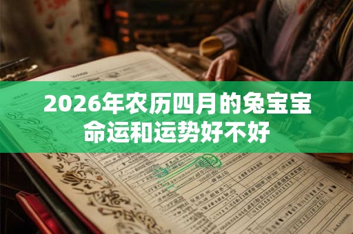 2026年农历四月的兔宝宝命运和运势好不好 2026年农历四月的兔宝宝命运和运势好不好