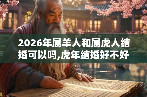 2026年属羊人和属虎人结婚可以吗,虎年结婚好不好？