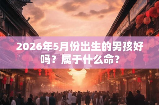 2026年5月份出生的男孩好吗？属于什么命？