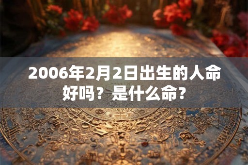 2006年2月2日出生的人命好吗？是什么命？
