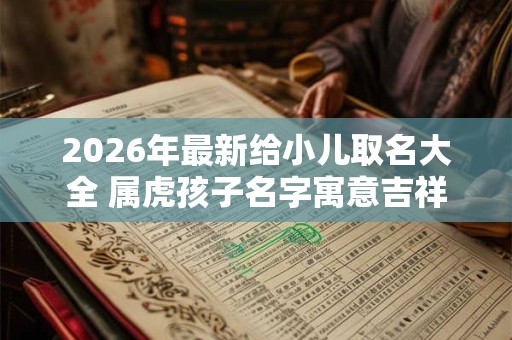 2026年最新给小儿取名大全 属虎孩子名字寓意吉祥 2026年最新给小儿取名大全 属虎孩子名字寓意吉祥