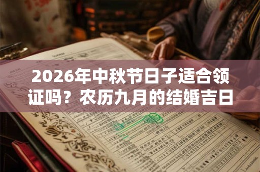 2026年中秋节日子适合领证吗?农历九月的结婚吉日 2026年中秋节日子适合领证吗?农历九月的结婚吉日