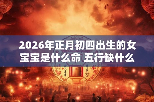 2026年正月初四出生的女宝宝是什么命 五行缺什么 2026年正月初四出生的女宝宝是什么命 五行缺什么