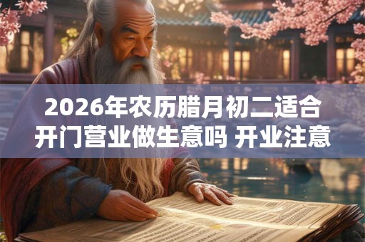 2026年农历腊月初二适合开门营业做生意吗 开业注意事项