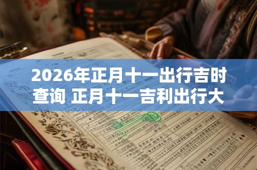 2026年正月十一出行吉时查询 正月十一吉利出行大利方向