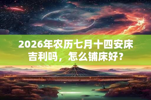 2026年农历七月十四安床吉利吗，怎么铺床好？