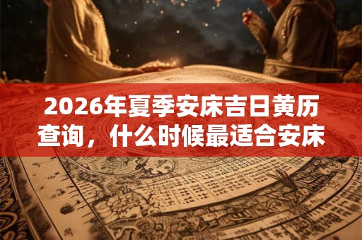 2026年夏季安床吉日黄历查询，什么时候最适合安床？
