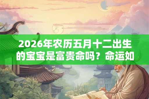 2026年农历五月十二出生的宝宝是富贵命吗?命运如何? 2026年农历五月十二出生的宝宝是富贵命吗?命运如何?