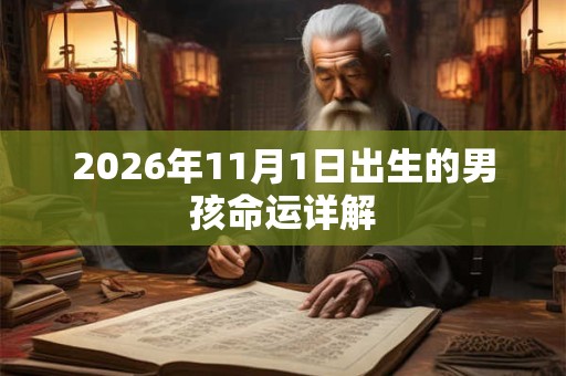 2026年11月1日出生的男孩命运详解 2026年11月1日出生的男孩命运详解