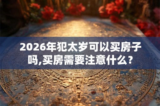 2026年犯太岁可以买房子吗,买房需要注意什么？
