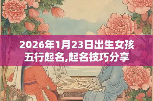 2026年1月23日出生女孩五行起名,起名技巧分享 2026年1月23日出生女孩五行起名,起名技巧分享