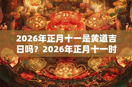2026年正月十一是黄道吉日吗？2026年正月十一时辰吉凶