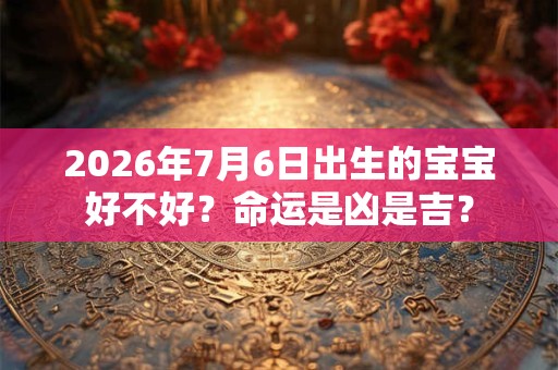 2026年7月6日出生的宝宝好不好?命运是凶是吉? 2026年7月6日出生的宝宝好不好?命运是凶是吉?