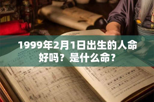 1999年2月1日出生的人命好吗？是什么命？