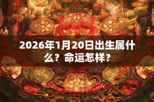 2026年1月20日出生属什么？命运怎样？