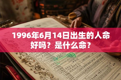 1996年6月14日出生的人命好吗？是什么命？