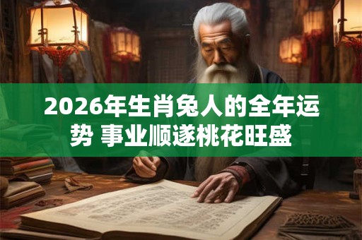 2026年生肖兔人的全年运势 事业顺遂桃花旺盛 2026年生肖兔人的全年运势 事业顺遂桃花旺盛