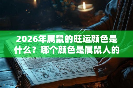 2026年属鼠的旺运颜色是什么?哪个颜色是属鼠人的吉祥色 2026年属鼠的旺运颜色是什么?哪个颜色是属鼠人的吉祥色