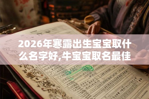 2026年寒露出生宝宝取什么名字好,牛宝宝取名最佳字 2026年寒露出生宝宝取什么名字好,牛宝宝取名最佳字